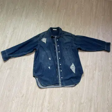 [ 새상품급 ] JEANASIS 데미지 데님 자켓