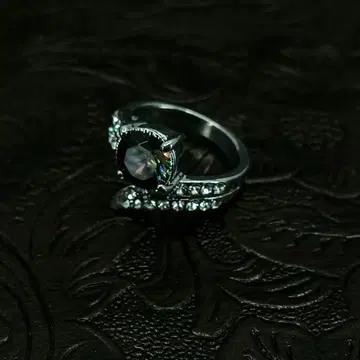 빈티지 실버 지르코니아 반지 14호