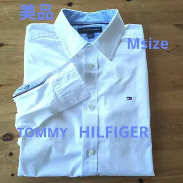 TOMMY HILFIGER 화이트 긴팔 셔츠 M 사이즈