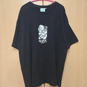 엑스걸 죠죠의 기묘한 모험 티셔츠 L 사이즈 블랙