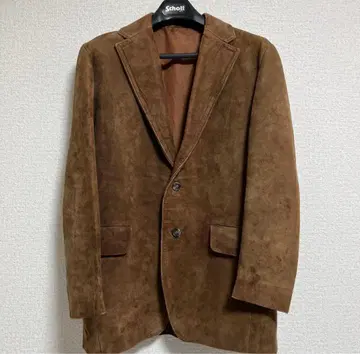 70s BURTON 40 가죽 자켓 가죽 테일러드 vintage