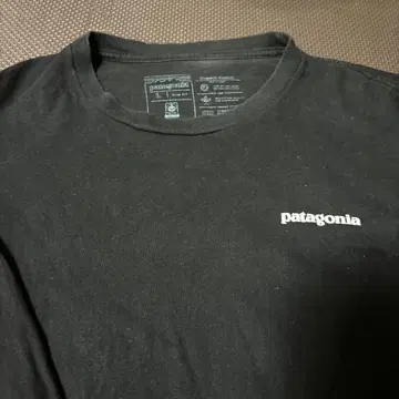 patagonia 오가닉 코튼 T셔츠 L 블랙