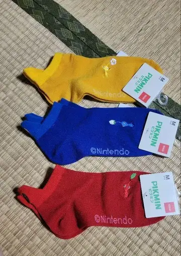 발목 양말 PIKMIN [ Nintendo TOKYO ] 3켤레 세트