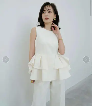 anuans 오브제 플레어 탑 아뉴앙스 스나이델 snidel