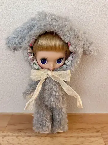미니 브라이스 의류 인형옷 아웃핏 핸드메이드 토끼 인형옷