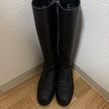 MACKINTOSH LONDON 블랙 롱 부츠 24.5cm