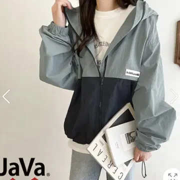 JaVa 바이컬러 재킷 마운틴 파카 L
