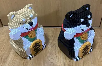 JEKCA 복을 부르는 시바견 2체 조립 완료 세트