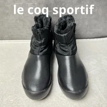 미사용 le coq sportif 르꼬끄 스포르티브 어그 부츠 블랙