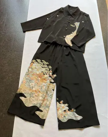 토메소데 리메이크 기모노 리메이크 자켓 팬츠 셋업