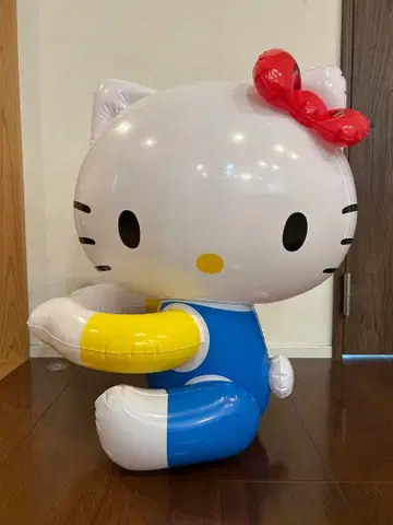 헬로키티 벌룬 인형 높이 약 60cm