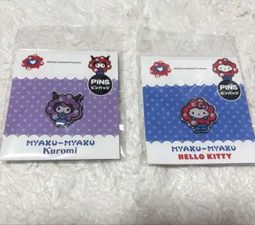 만박 산리오 미야쿠미야쿠 헬로키티 쿠로미 코스프레 핀 배지