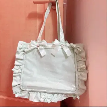 자카마트 A4 이타백 민트 프릴 토트