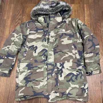 THE NORTH FACE 카모플라쥬 다운 자켓
