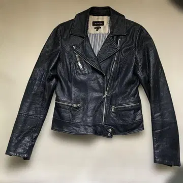 Massimo Dutti 가죽 라이더 자켓