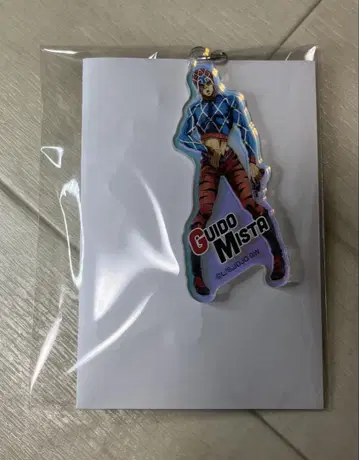 죠죠의 기묘한 모험 오로라 아크릴 키링 귀도 미스타