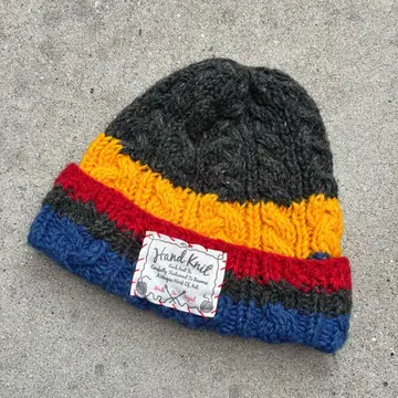[ 네팔제 ] 니트 모자 unknown 구제 의류 비니 모자 꽁지