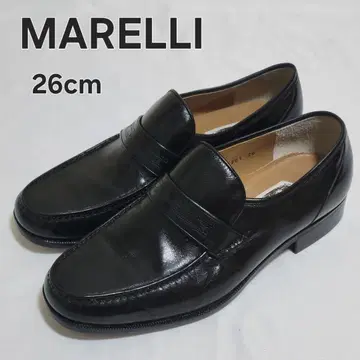 MARELLI 마렐리 모카시노 가죽 신발 로퍼 26cm