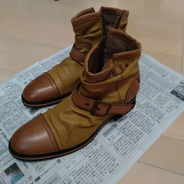 가죽 집업 부츠 27cm