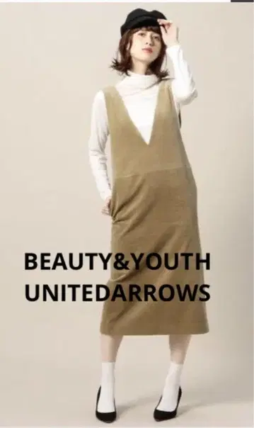 BEAUTY&YOUTH UNITEDARROWS 코듀로이 오버롤 스커트