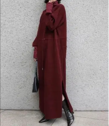 ameri UND HALF ZIP SWEAT DRESS