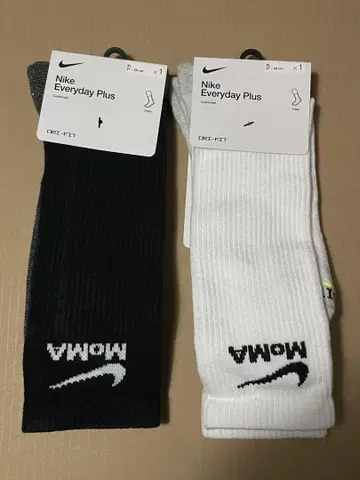 MoMA 나이키 에브리데이 삭스 화이트 블랙 XL 27-29cm