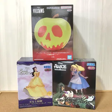 Disney 디즈니 캐릭터 피규어 벨, 앨리스, 백설공주