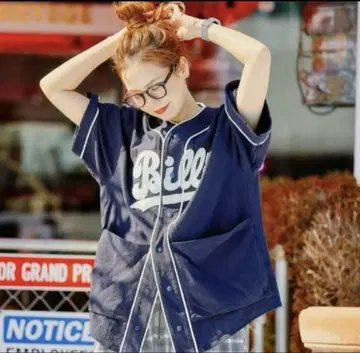 [Make Stuff '25] 티라 베이스볼 셔츠 네이비