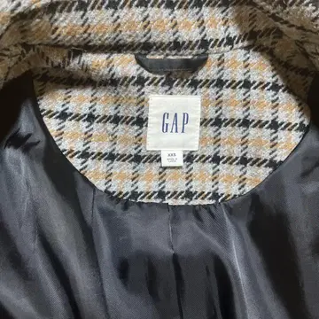 GAP 체크 무늬 테일러드 자켓 XS