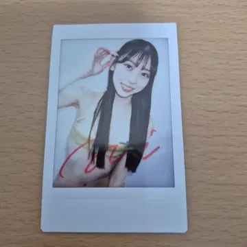 이치노미야 루이 친필 사인 폴라로이드