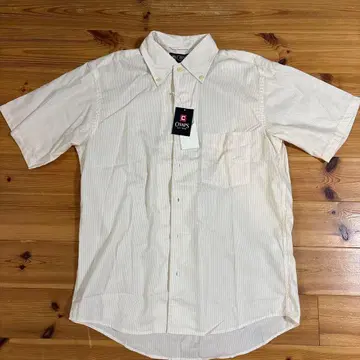 CHAPS 반팔 셔츠 L 크림색