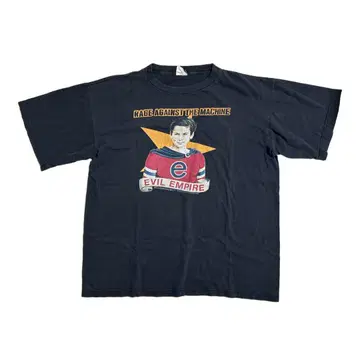 90s RAGE AGAINST THE MACHINE XL 블랙 반팔
