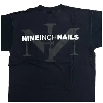 90s Nine Inch Nails 티셔츠 나인 인치 네일즈 XL 블랙