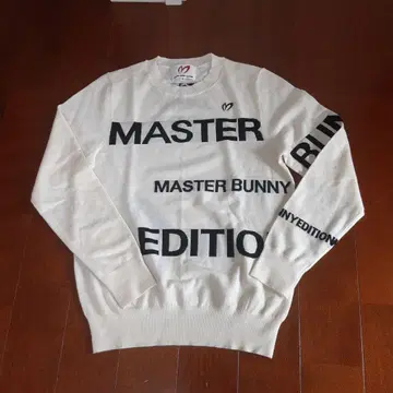 MASTER BUNNY 여성용 골프 스웨터 화이트 0 미사용에 가까움