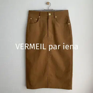 VERMEIL par iena 페이크 스웨이드 5P 타이트 스커트