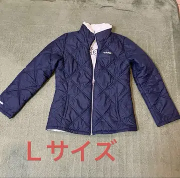 adidas 네이비 화이트 리버서블 점퍼 L