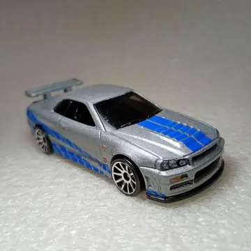 핫휠 와일드 스피드 닛산 스카이라인 GT-R BNR34 미니카