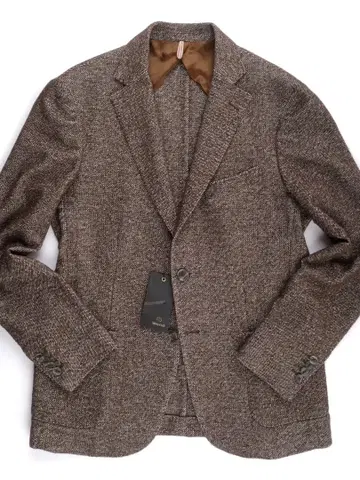 SANTANIELLO Made In Italy 48 트위드 자켓