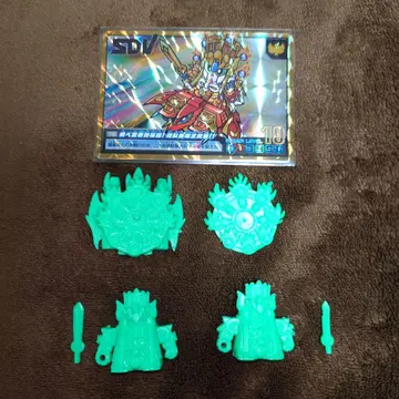 건담 지우개 간담 명왕 무사 카루라 포함 카드 깨끗한 그린 건담