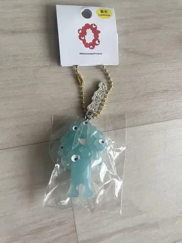 오사카 간사이 박람회 먁먁 축광 키링 블루
