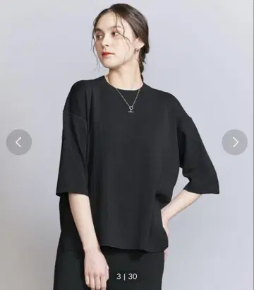 BEAUTY&YOUTH UNITED ARROWS 하프 슬리브 니트