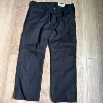 Schott NYC 블랙 워크 팬츠 36