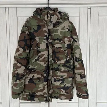 H&M 다운 자켓 카모플라쥬 Down jacket