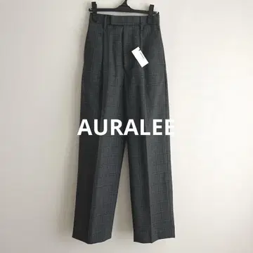 AURALEE 체크 팬츠