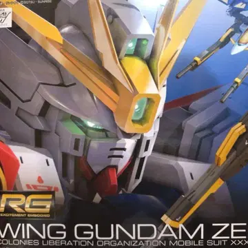 RG 윙건담 제로 1/144 스케일 미조립
