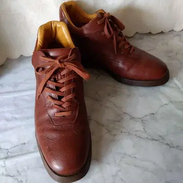 Santoni 산토니 가죽 스니커즈 미들컷 브라운 7-1/2