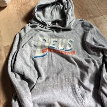 DEUS 그레이 후드티 XL