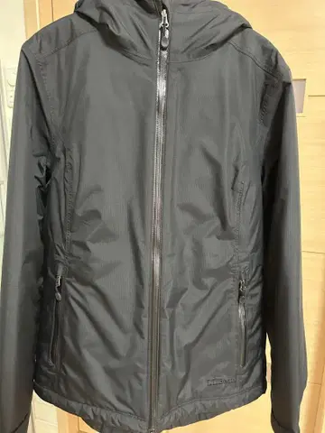 LLBean 후드 부착 블랙 자켓 S
