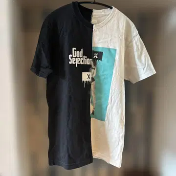God Selections T셔츠 바이컬러