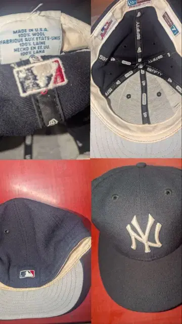 90s usa제 뉴욕 양키스 59FIFTY 캡